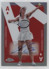 2024 Topps Chrome Aces Auto Refractor 74/99 Liudmila Samsonova #CAA-LS Auto 9et