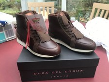 DUCA DEL COSMA PALOMA WATERPROOF WINTER GOLF BOOTS IN BROWN UK SIZE 7 EU40 -NEW