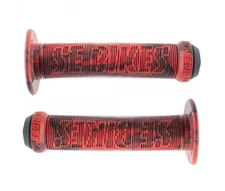 SE Bikes Red Swirl Handlebar Grips Comfortable Pruven Rubber 135mm Length
