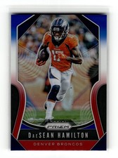 DaeSean Hamilton 2019 Panini Prizm #201 Denver Broncos Red White and Blue
