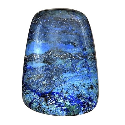 Natural Azurite 26.8x19.2x5 mm Fancy Shape Polished Loose Gemstone LS03156-52