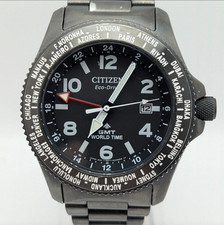 Used CITIZEN Promaster Land Eco-Drive GMT Watch BJ7107-83E