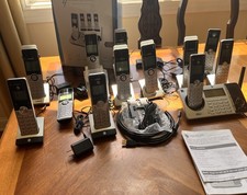 AT T VTech 12 Handset Cordless Phone System Lot TL96276 TL96456 Untested