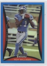 2008 Bowman Chrome Blue Refractor 44/150 Roy Williams #BC186 0b9