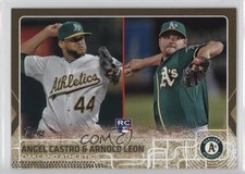 2015 Topps Update Rookie Combos Gold /2015 Angel Castro Arnold Leon #US193 0f8