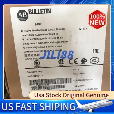 NEW Sealed Allen-Bradley 140G-G6C3-C80 Circuit Breaker 80A 3-Pole 480V Free Ship