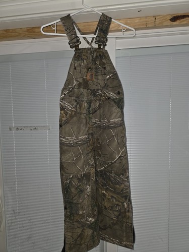 Carhartt Kids' Boys Camo Hunting Bib Overalls (Sz 6)