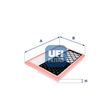 Luftfilter UFI 30.462.00 Filtereinsatz für W251 X164 W221 V251 W164 KLASSE S211