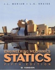 Statics Paperback J. L., Kraige, L. G. Meriam
