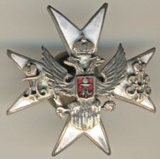 Russian Empire Military order medal badge Omsk 96th Infantry Regiment  (1263)