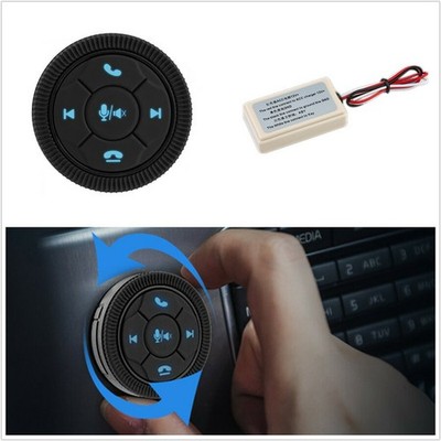 Car 7 Key LED Backlight BT Steering Wheel Control Button For Android DVD GPS Nav