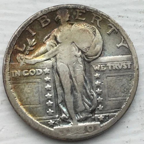 1920 S Standing Liberty Quarter. NO RESERVE Look