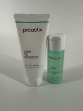 Proactiv Green Tea Moisturizer 3 oz  Revitalizing Toner 2 oz Sealed  NEW 