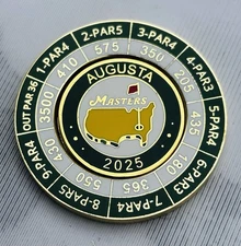 Augusta National Scorecard Ball Marker Coin