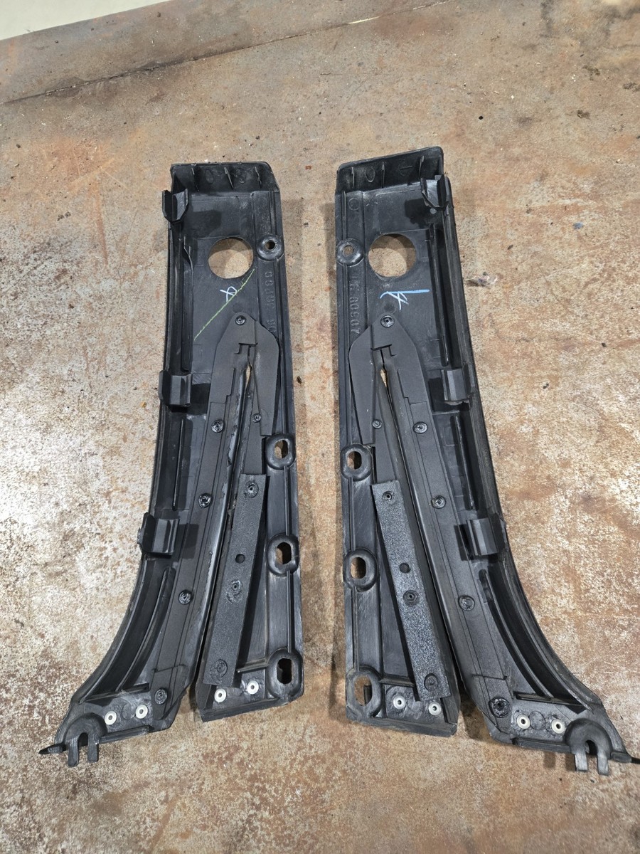 90-96 Nissan 300zx Z32 OEM 2+0 Seat Belt Door B Pillar Trim Set