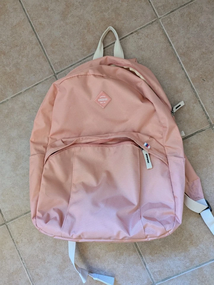   American Tourister woman's  Backpack Pink Apricot 