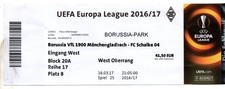Ticket EC Borussia M&ouml;nchengladbach - FC Schalke 04 16.03.2017