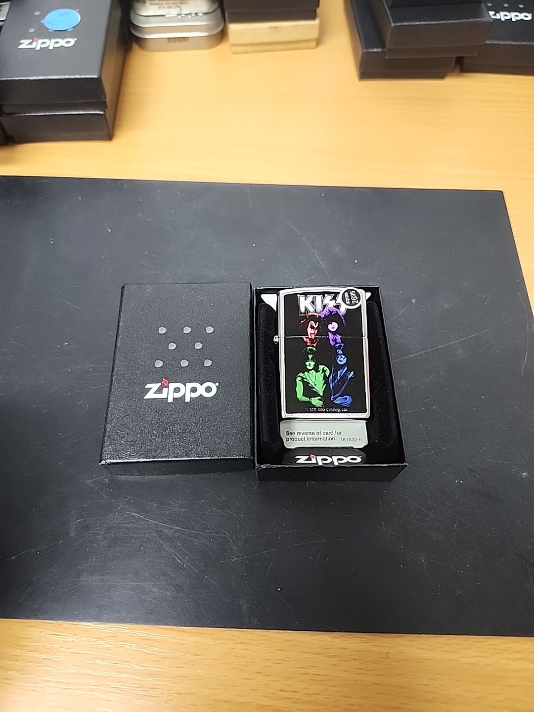 2013 Kiss Gene Simmons And Band Zippo Sealed Lighter