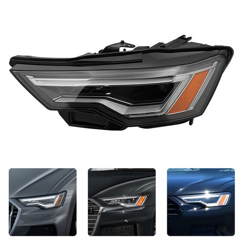 For 2019-2021 Audi A6 LED Headlight Assembly Headlamp Left Driver Side 6 Pins