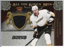 2011-12 Crown Royale George Parros #25 Ducks All the King's Men Jersey