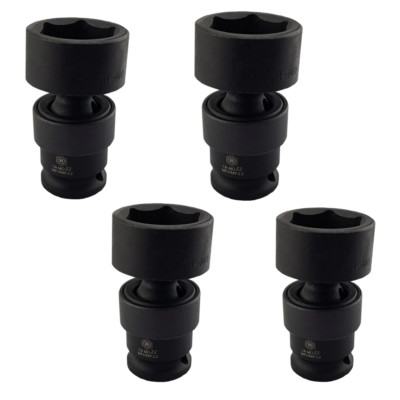 Britool Hallmark 3/8''D Flexi Swivel Joint Impact Sockets 14mm 17mm 18mm 21mm