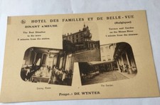 Ephemera Hotel Business Card Hotel des Familles et de Bell-Vue Dinant 1920s