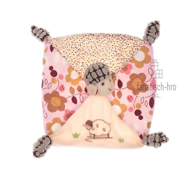 Inwolino Inware Schmusetuch Schaf Lamm Kuscheltuch mit Stickerei sheep
