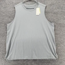 All In Motion Tank Top Mens XL Sleeveless Gray Performance