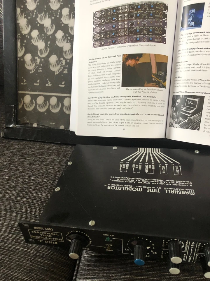 Marshall Time Modulator Martin Hannett Joy Division producer from his collection - Image 3 of 3