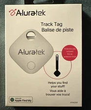 Aluratek ATAG01F Track Tag Tracker With for Apple Find My [ios Only]