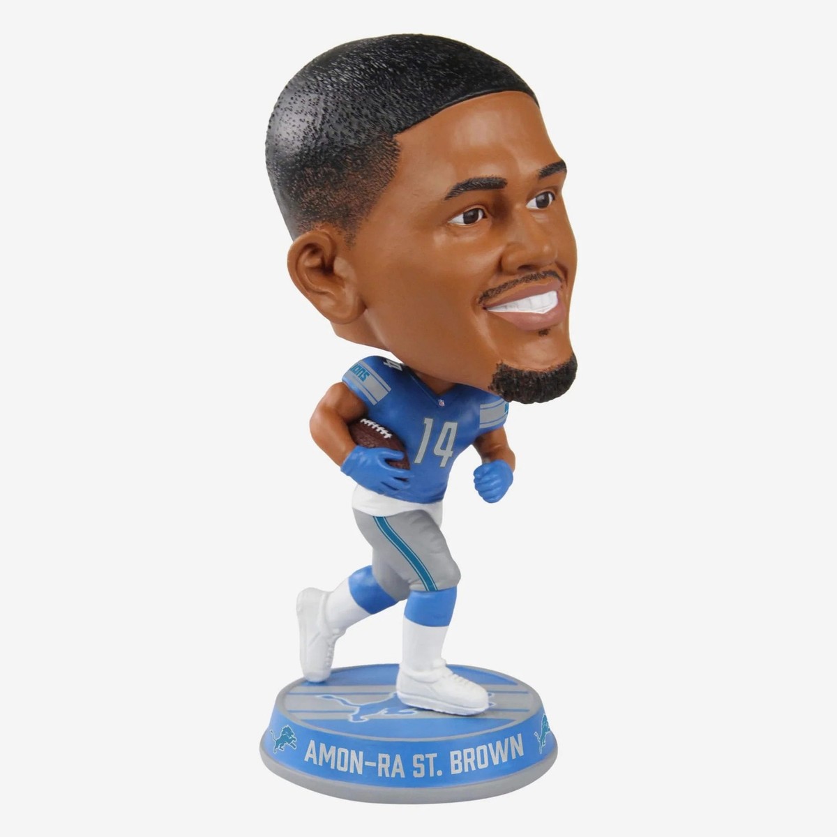 Amon-Ra St. Brown Detroit Lions Home Jersey Bighead Bobblehead NFL