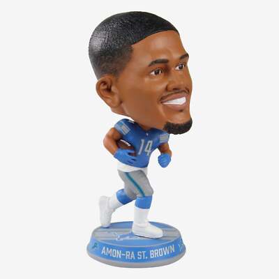 Amon-Ra St. Brown Detroit Lions Home Jersey Bighead Bobblehead NFL
