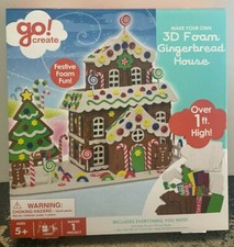 NEW 3D Foam Gingerbread House
