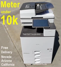 Ricoh Aficio MP C3004 Color Laser Copier Printer Scanner 30 PPM Meter under 10k