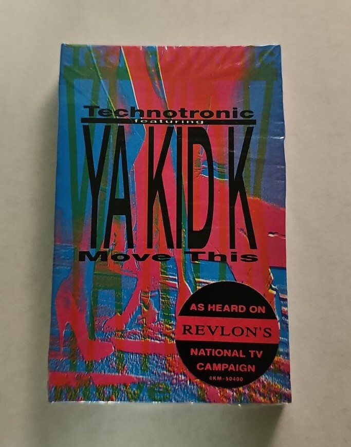 Technotronic / Ya Kid K - Move This Cassette Single SEALED w/ Hype