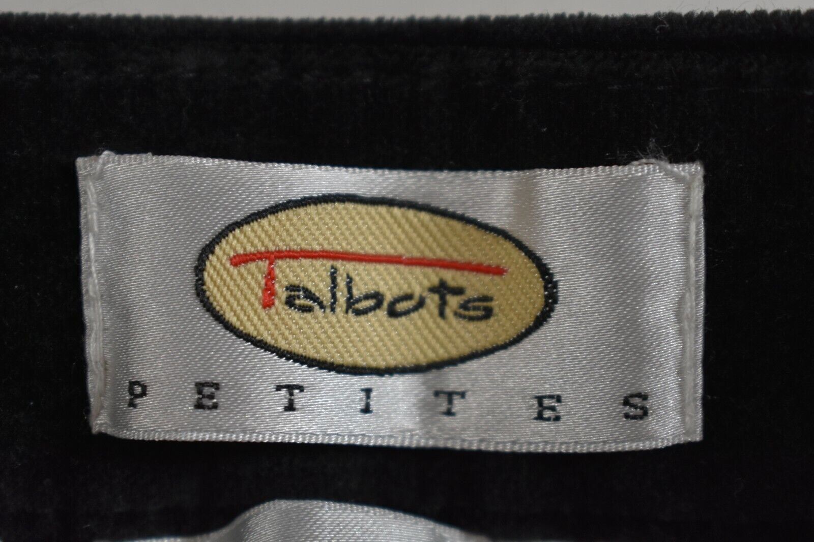 Talbots Petites Womens Solid Black Flat Front Dre… - image 7