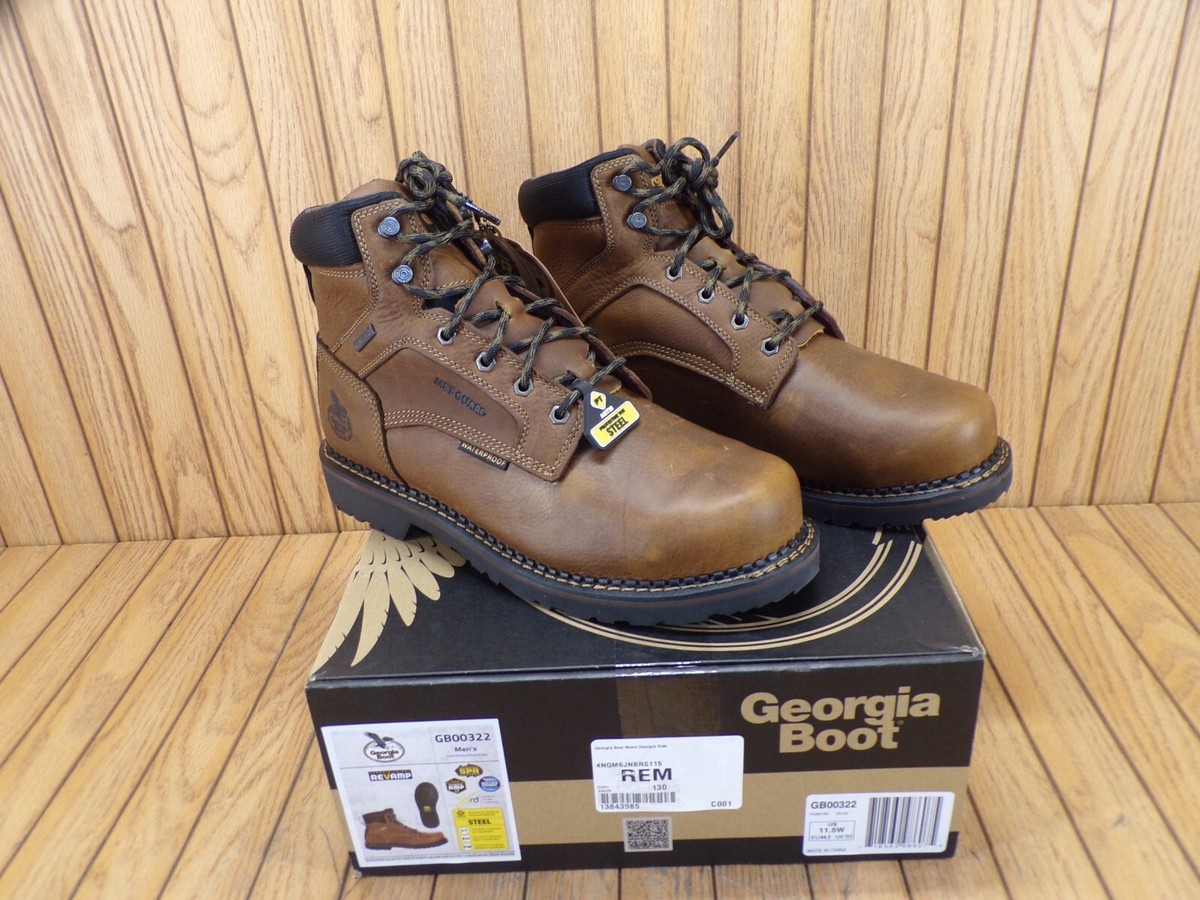 GEORGIA GIANT STEEL TOE INTERNAL MET-MET-GUARD WATERPROOF WORK