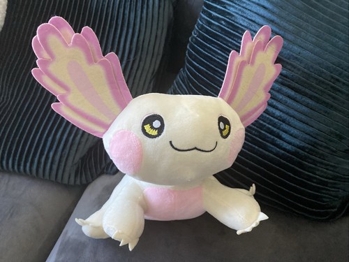 24cm Axolotl Plush Toy Kawaii Stuffed Animal Hexagonal Salamander Pink - 第 1/3 張圖片