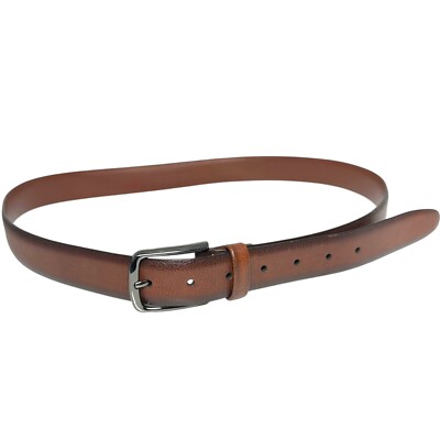 Perry Ellis Portfolio Mens Leather Dress Belt Brown Size 40 Gunmetal Buckle | eBay Perry Ellis Portfolio Mens Leather Dress Belt Brown Size 40 Gunmetal Buckle | eBay