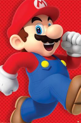 Super Mario Run Maxi Poster Super Mario Bros. Nintendo Game Spiel Gaming
