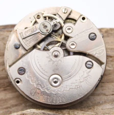 CERVINE LANGENDORF POCKET WATCH MOVEMENT 34.3mm FOR SPARES OR REPAIR (BK3)