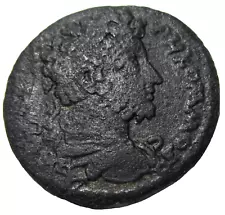 LYDIA, APOLLONIS. AE 23. COMMODUS, 177-192 AD. TYCHE (HOMONOIA) REVERSE.