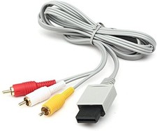 Lot of 5 Nintendo WII AV Cable AV Audio Video Composite Cables