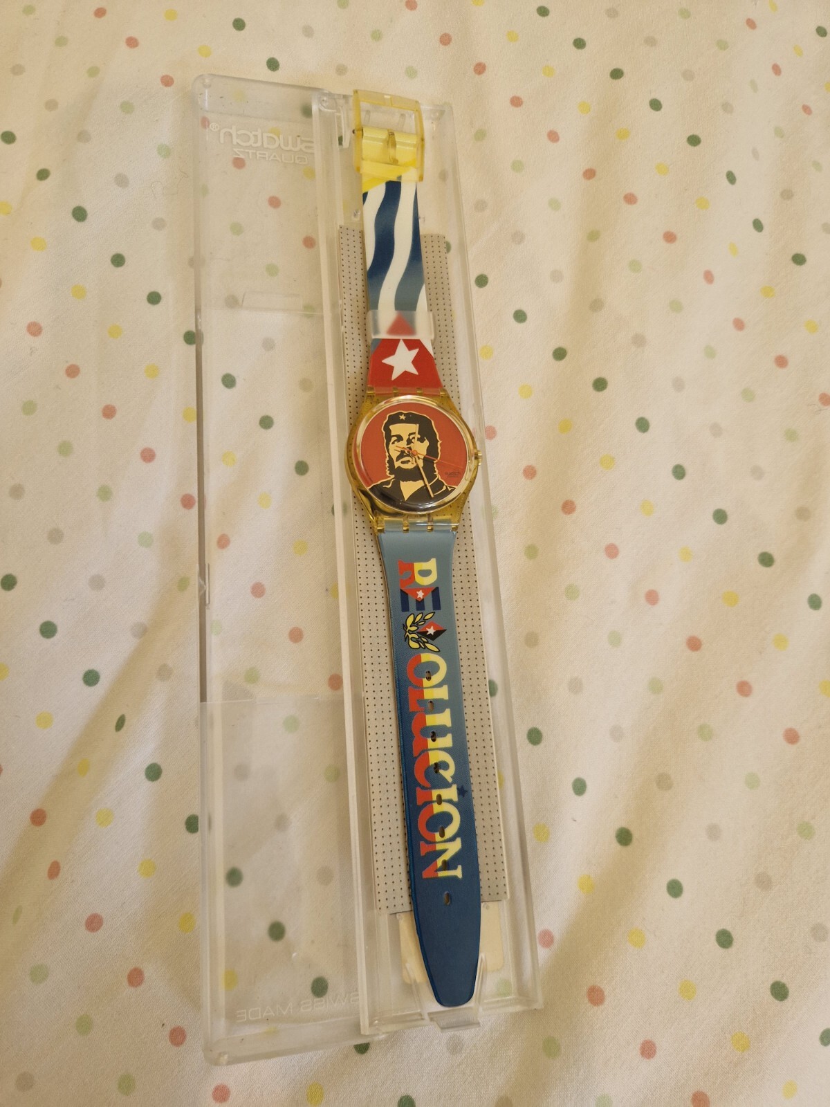 Swatch 1994 Vintage Watch GJ115 'To Che' Che Guevara 