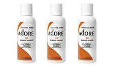 BL Adore Semi-Permanent Haircolor 038 Sunrise Orange 4oz X 3 Counts