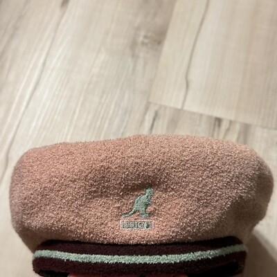 KANGOL 2-Tone Bermuda Jax Beret Small Acrylic PNK Men K3408  Fast Shipping