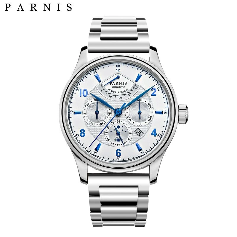 Parnis automatic chronograph cheap