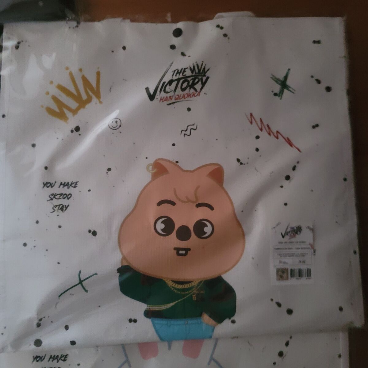 STRAY KIDS x SKZOO TARPAULIN Bag POP-UP STORE THE VICTORY in STRAY KIDS x SKZOO TARPAULIN Bag POP-UP STORE THE VICTORY in