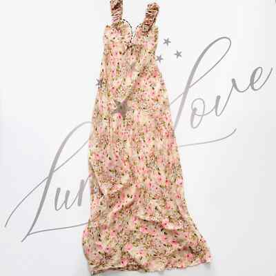 FOR LOVE & LEMONS Emmaline Floral Maxi Dress (size M) NWT | eBay