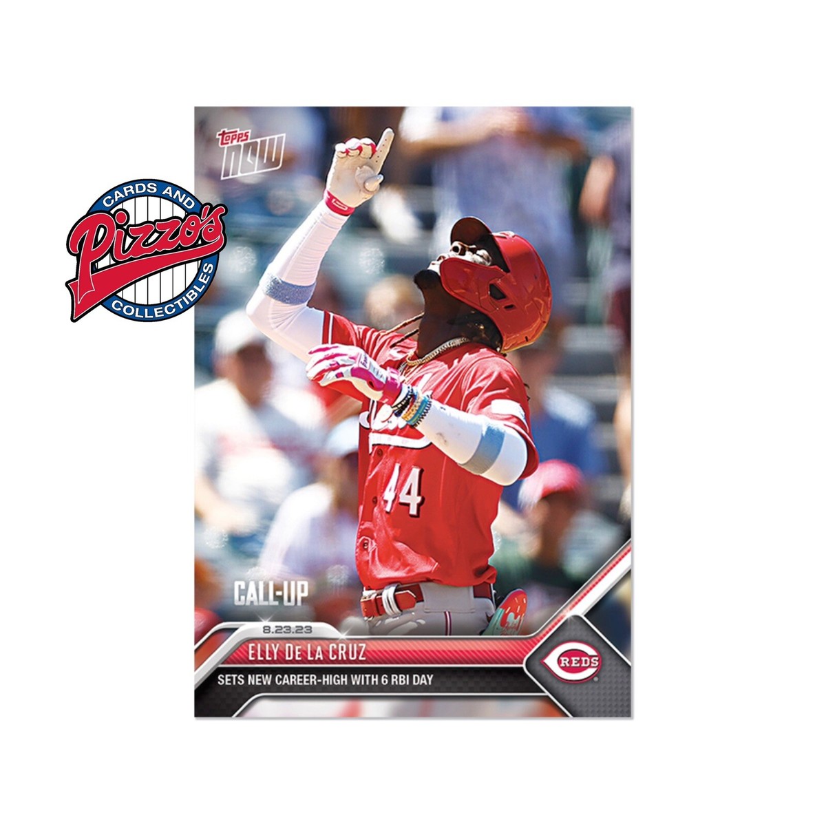 Elly De La Cruz Career High 6 RBI Day Reds 2023 MLB TOPPS NOW Card 